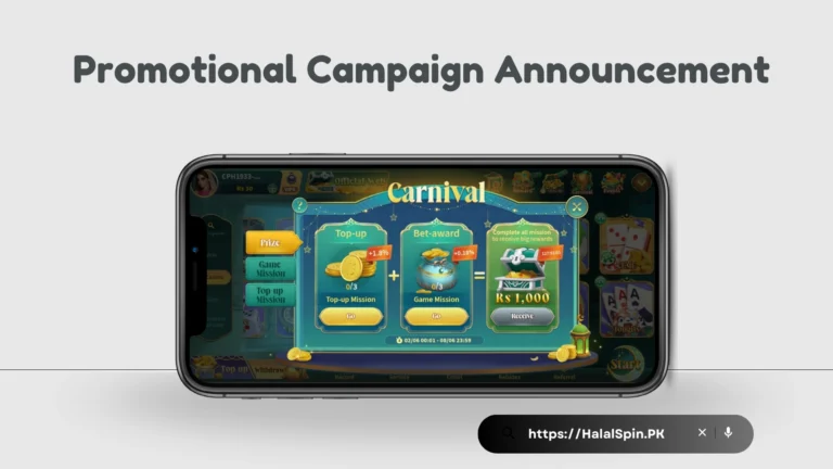 Halal Spin leaderboard showing top players