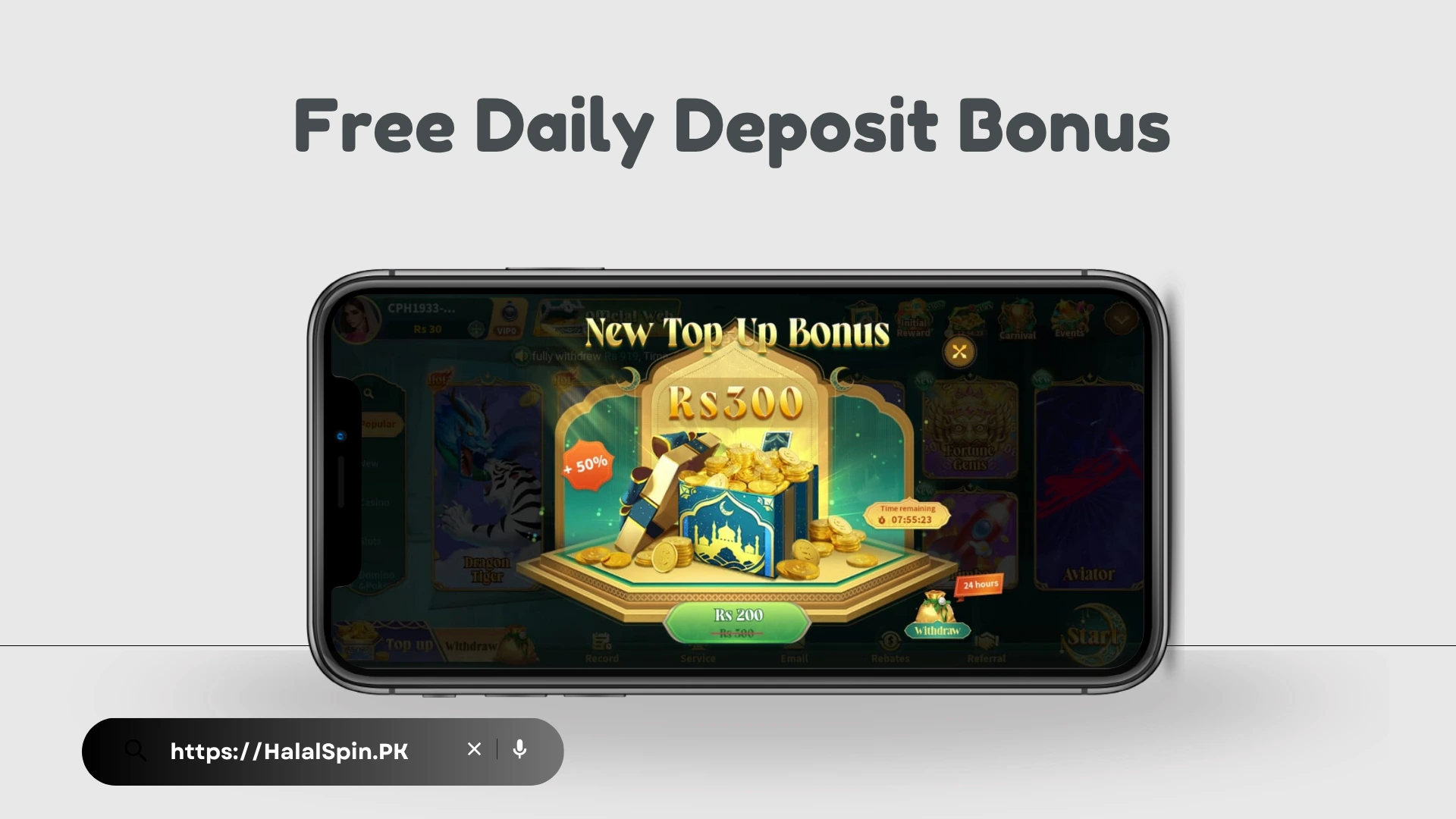 Halal Spin deposit methods Easypaisa JazzCash